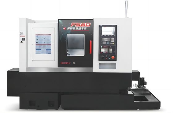 Torno CNC de precisão F580 Corte pesado e servo programação